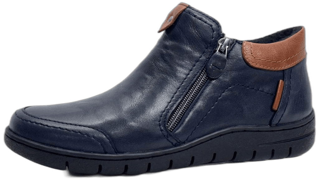 Ladies' ocean leather ankle boot